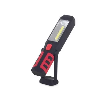 USB Pracovní baterka 3W s magnetem akumulátorová