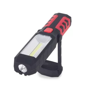 USB Pracovní baterka 3W s magnetem akumulátorová