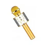 Karaoke bluetooth mikrofon s reproduktorem, Stříbrná