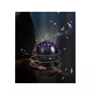 Noční LED projektor hvězd s USB, Růžová