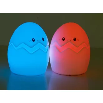 Dětská noční LED lampička VAJÍČKO RGB