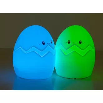 Dětská noční LED lampička EGGi RGB + USB kabel