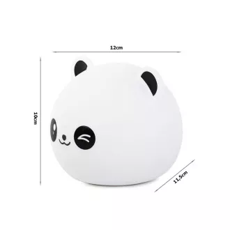 Dětská noční LED lampička PANDA + RGB ovladač