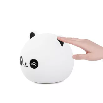 Dětská noční LED lampička PANDA + RGB ovladač