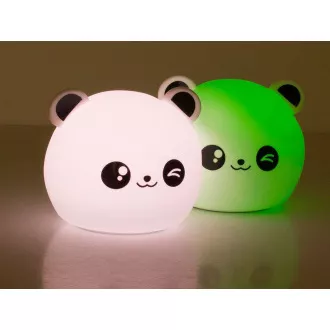Dětská noční LED lampička PANDA + RGB ovladač