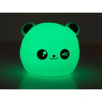 Dětská noční LED lampička PANDA + RGB ovladač