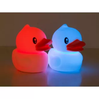 Dětská noční LED lampička KAČENKA + RGB ovládání