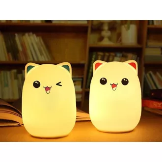 Dětská noční LED lampička KOČKA RGB Dětská noční LED lampička KOČKA RGB