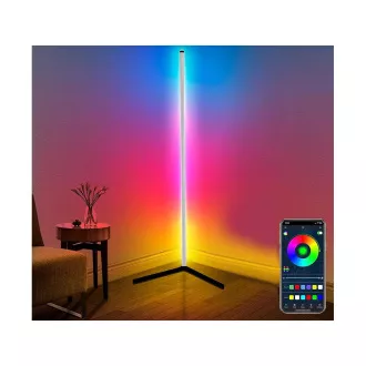 Podlahová rohová RGB LED lampa, s ovladačem Podlahová rohová RGB LED lampa, s ovladačem