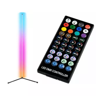 Podlahová rohová RGB LED lampa, s ovladačem Podlahová rohová RGB LED lampa, s ovladačem