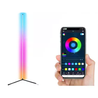 Podlahová rohová RGB LED lampa, s ovladačem Podlahová rohová RGB LED lampa, s ovladačem