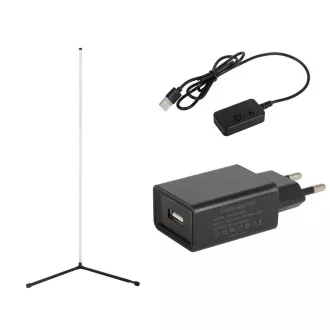 Podlahová rohová RGB LED lampa, s ovladačem Podlahová rohová RGB LED lampa, s ovladačem