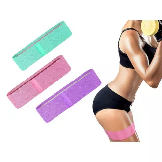 Sada 3 odporových gum na cvičení, 5-20 kg