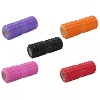Masážní fitness válec ROLLER YOGA 32x13cm, Černá