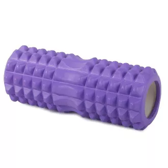 Masážní fitness válec ROLLER YOGA 32x13cm, Fialová