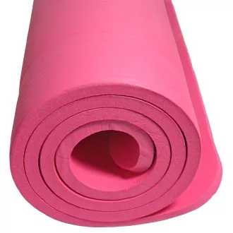 Protiskluzová fitness podložka na cvičení, 1,5cm, Růžová Protiskluzová fitness podložka na cvičení, 1,5cm, Růžová