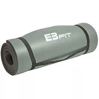 Protiskluzová fitness podložka na cvičení, 1,5cm, Šedá Protiskluzová fitness podložka na cvičení, 1,5cm, Šedá