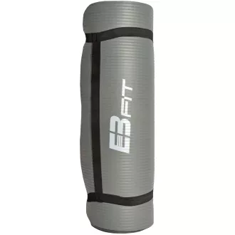 Protiskluzová fitness podložka na cvičení, 1,5cm, Šedá Protiskluzová fitness podložka na cvičení, 1,5cm, Šedá