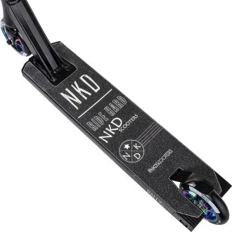 Freestyle koloběžka NKD Rally V4 Black Rainbow Freestyle koloběžka NKD Rally V4 Black Rainbow