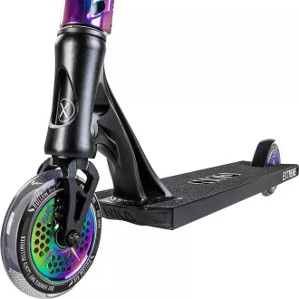 Freestyle koloběžka NKD Extreme, Black-rainbow Freestyle koloběžka NKD Extreme, Black-rainbow