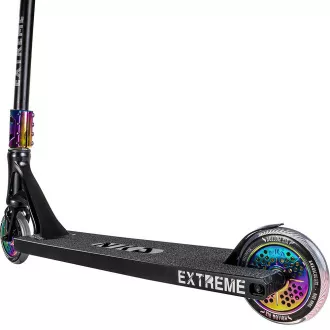 Freestyle koloběžka NKD Extreme, Black-rainbow Freestyle koloběžka NKD Extreme, Black-rainbow