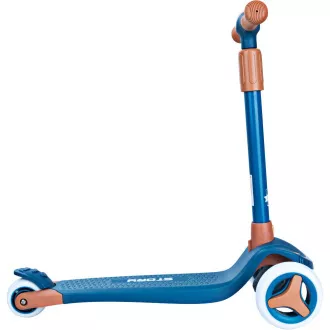 Dětská tříkolová koloběžka Story Mini Friends s LED kolečky scooter , modrá