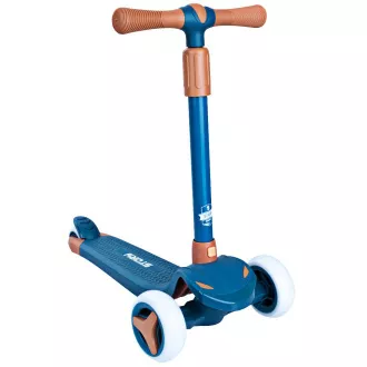 Dětská tříkolová koloběžka Story Mini Friends s LED kolečky scooter , modrá