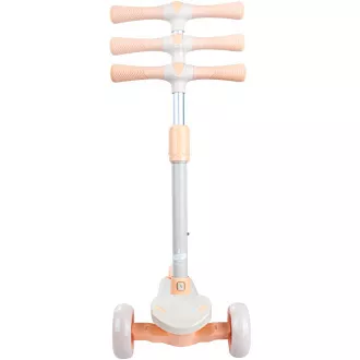 Dětská tříkolová koloběžka Story Mini Friends s LED kolečky scooter , bílá