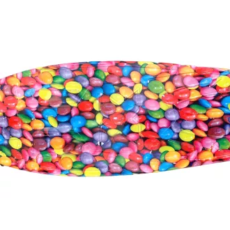 Koloběžka tříkolová MAXI SCOOTER se svítícími kolečky, BONBON or