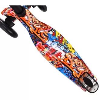 Dětská tříkolová koloběžka MAXI SCOOTER STREET-ART