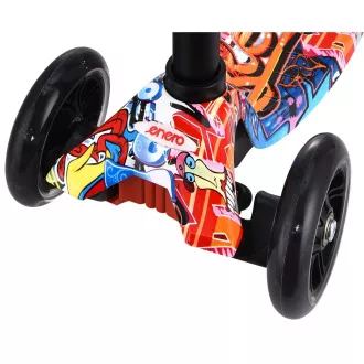 Dětská tříkolová koloběžka MAXI SCOOTER STREET-ART