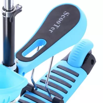 Dětská tříkolová koloběžka MINI SCOOTER 2v1 se svítícími LED koly, modrá Dětská tříkolová koloběžka MINI SCOOTER 2v1 se svítícími LED koly, modrá