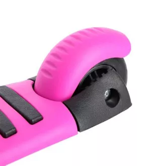 Dětská tříkolová koloběžka MINI SCOOTER 2v1 se svítícími LED koly, růžová