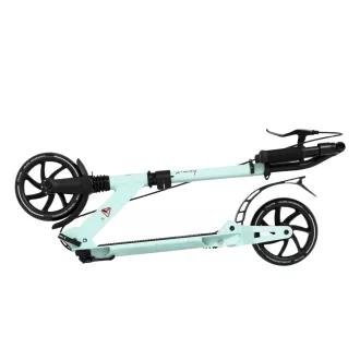 Skládací koloběžka MOVINO X-Way s ruční i nášlapnou brzdou, light mint