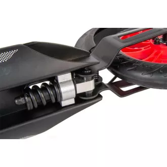 Skládací koloběžka ENERO ULTRA SPEED s kotoučovou brzdou, 200mm, černá