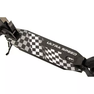 Skládací koloběžka ENERO ULTRA SPEED s kotoučovou brzdou, 200mm, černá