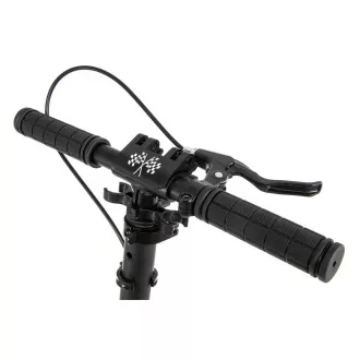Skládací koloběžka ENERO ULTRA SPEED s kotoučovou brzdou, 200mm, černá