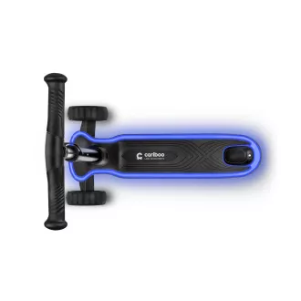 Dětská tříkolová koloběžka Cariboo LEDstar, černá