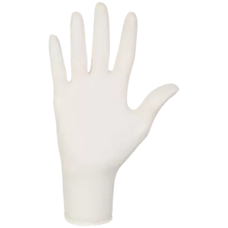 DERMAGEL COATED - Latexové nepudrované rukavice tělové, vnitřní vrstva polymer, 100 ks, S
