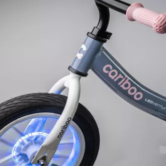 Dětské odrážedlo Cariboo LEDventure, modro-růžové