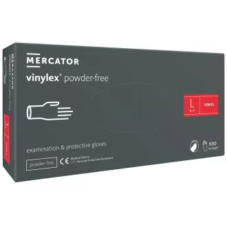 VINYLEX POWDER FREE - Vinylové rukavice (bez pudru) bílé, 100 ks, M