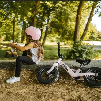 Odrážedlo MOVINO Cariboo MAGNESIUM PRO s odlehčeným rámem, kola 12", růžová
