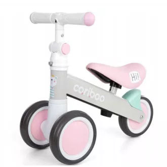 Odrážedlo MOVINO Cariboo® FRIENDS - již od 1 roku, růžovo-šedé