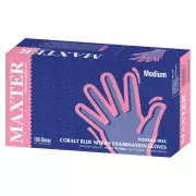 NITRYLEX MAXTER - Nitrilové rukavice (bez pudru) tmavě modré, 100 ks, M