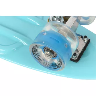 Pennyboard ENERO BABY BLUE, 56 cm s LED kolečky