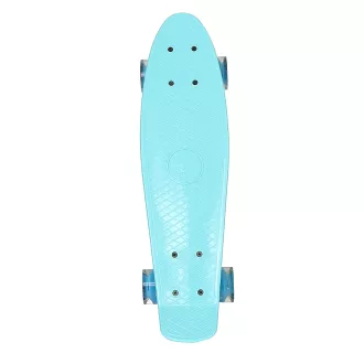 Pennyboard ENERO BABY BLUE, 56 cm s LED kolečky