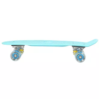 Pennyboard ENERO BABY BLUE, 56 cm s LED kolečky
