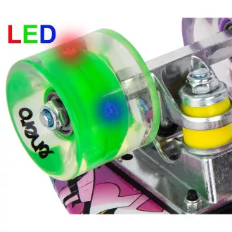 Pennyboard ENERO 56cm s LED kolečky, VINTAGE