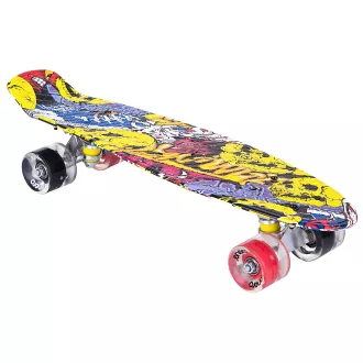 Pennyboard ENERO STREET-ART, 56 cm s LED kolečky Pennyboard ENERO STREET-ART, 56 cm s LED kolečky