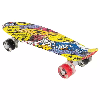 Pennyboard ENERO STREET-ART, 56 cm s LED kolečky Pennyboard ENERO STREET-ART, 56 cm s LED kolečky